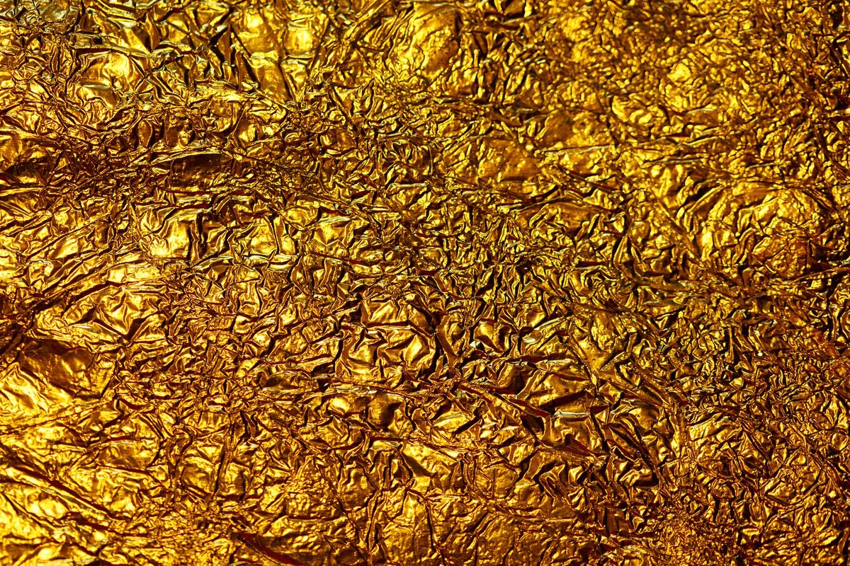 Gold foil background