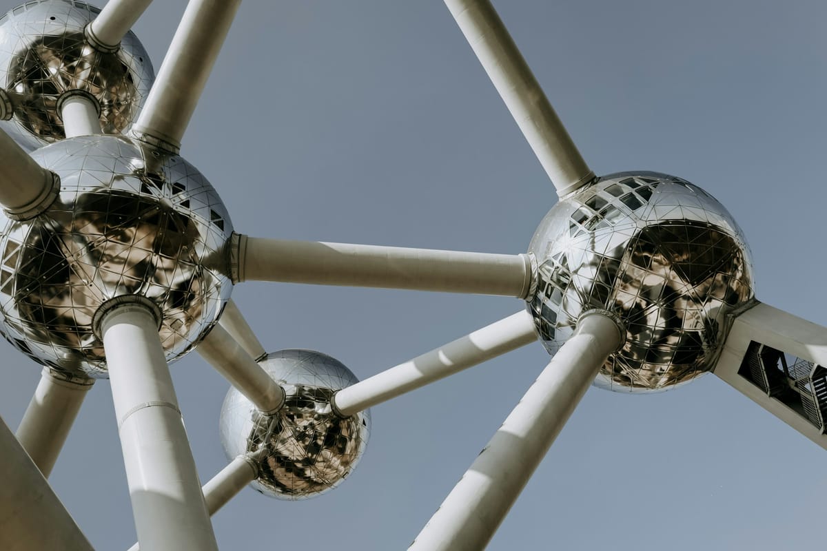 Photographie de l'Atomium de Bruxelles.